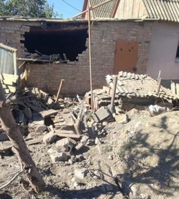 Нікопольський район потрапив під черговий ворожий обстріл, є поранені
