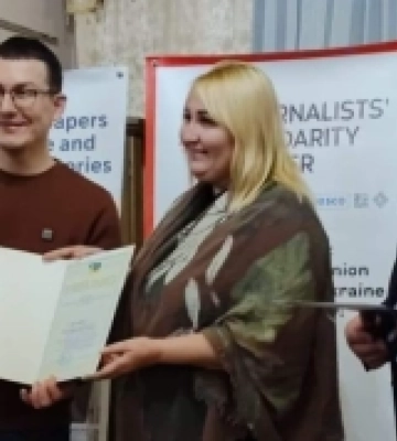 Директорку музею в Сарнах відзначили за заслуги в розвитку історичної журналістики