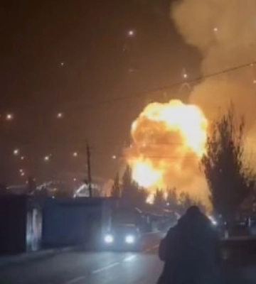 У Сєдовому горить склад боєприпасів російських військ