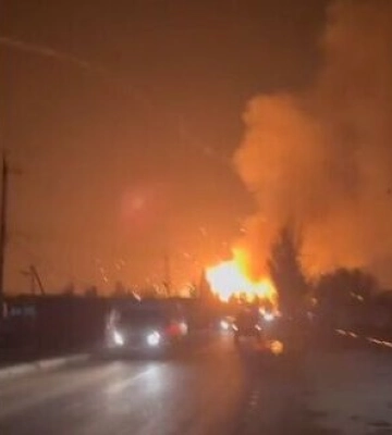 В оккупированном Седово взорвался российский склад боеприпасов. ВИДЕО
