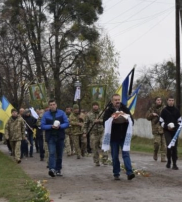 Хмельницкая область провела в последний путь украинского защитника