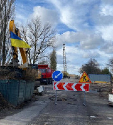 На Київщині розпочався капітальний ремонт мосту через річку Здвиж