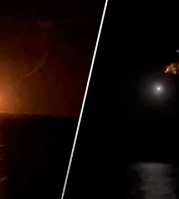 В Воздушных силах показали, как силы ПВО сбивали дроны над Одесской областью