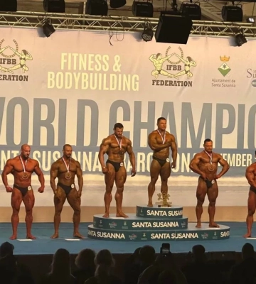 Спортсмени з Полтавщини завоювали п’ять медалей на чемпіонаті світу з бодібілдингу