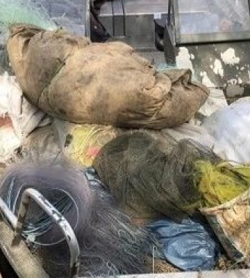 На Волині на озерах національного природного парку знайшли браконьєрське знаряддя