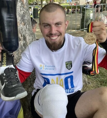 Ветеран з Вінниччини за тиждень пробіг на протезі два марафони