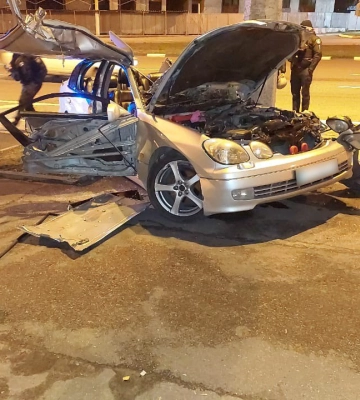 Водій та пасажирка Lexus постраждали в ДТП на проспекті Героїв Харкова 