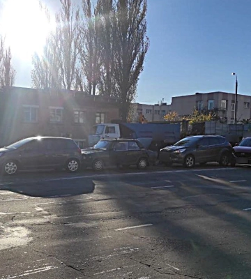 У Сумах в ДТП потрапили 4 автівки