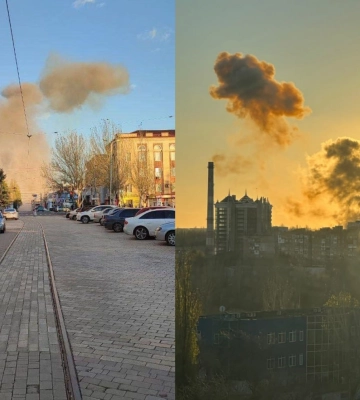 В оккупированном Донецке сообщают о «прилете» в центре города