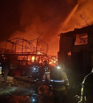 Росія вночі здійснила масовану атаку Харківщини