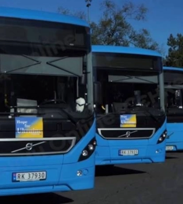 Миколаїв отримав шість пасажирських автобусів із Норвегії