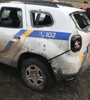 На Харківщині росіяни скинули на поліцейських гранату