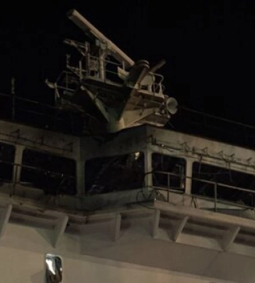 Окупанти атакували протирадіолокаційною ракетою іноземне цивільне судно під час заходу у порт на Одещині. ФОТОрепортаж