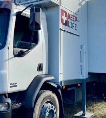 Мобільний хірургічно-стабілізаційний пункт Keep Life презентують у Києві