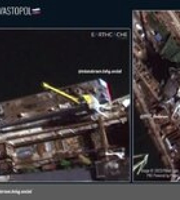 Атака на Севастополь 13 сентября. Россияне разобрали БДК &quot;Минск&quot; – спутниковые снимки