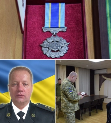 На Сумщині дружині полеглого офіцера-прикордонника вручили державну нагороду