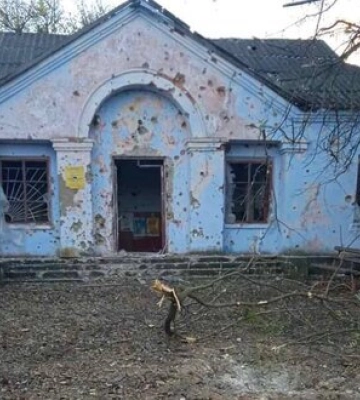Росіяни скинули вибухівку з дрона на церкву в Золотій Балці - Херсонська ОВА
