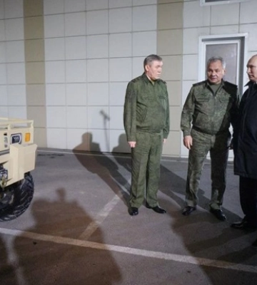 Путін знову відвідав військовий штаб у Ростові