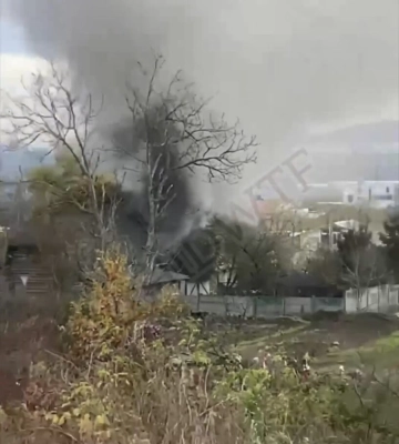 Біля Львова горить популярний ресторан (ВІДЕО)