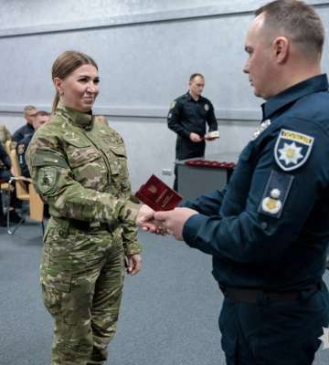 Голова Нацполіції відзначив черкаських правоохоронців