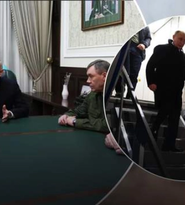 Путин снова посетил военный штаб в Ростове