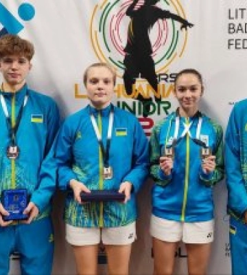 Миколаївські спортсмени здобули п’ять нагород на Гран-прі Європи з бадмінтону