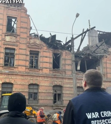 Під російський удар у Харкові потрапив коледж