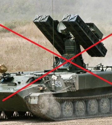 Російський ЗРК «Стріла-10» «згорів на роботі» в районі Бахмута