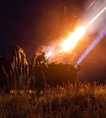 На підступах до столиці працює ППО