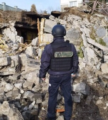 Внаслідок російської атаки на місто Куп’янськ травмовані двоє поліцейських