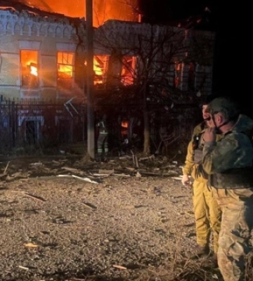 У Куп&#039;янську внаслідок атаки дронів постраждали двоє поліцейських