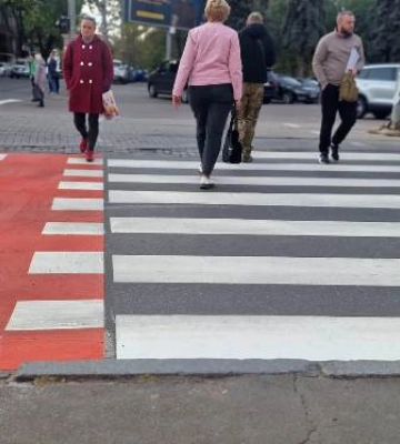 В центрі Одеси з’явилася нова дорожня розмітка