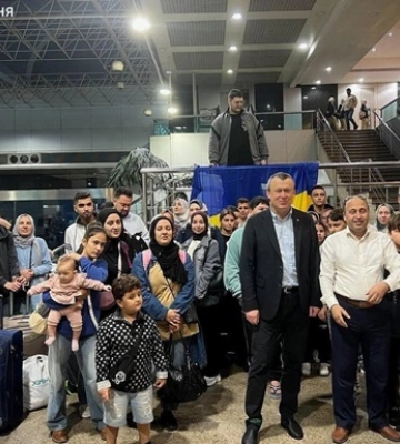 Евакуйовані з Гази українці прибули до Кишинева
