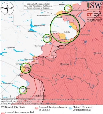 Окупанти намагаються оточити Авдіївку й використовують авіацію — Генштаб