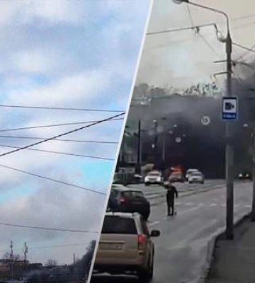В Харькове произошел сильный пожар на АЗС: в сети публикуют кадры с места