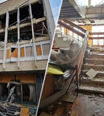 Россияне уничтожили библиотеку Гончара в Херсоне: фото последствий обстрела