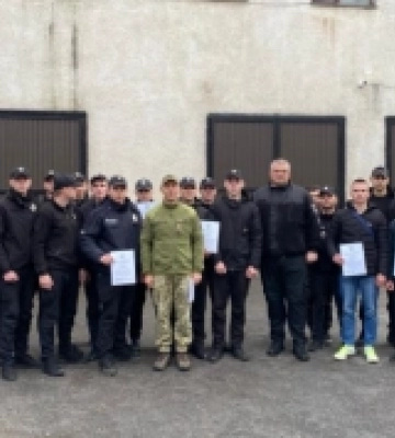 На Закарпатті завершили стажування курсанти вищих військових навчальних закладів МВС