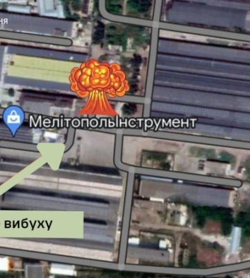 Унаслідок вибуху в штабі окупантів в Мелітополі ліквідовано трьох російських офіцерів, – розвідка