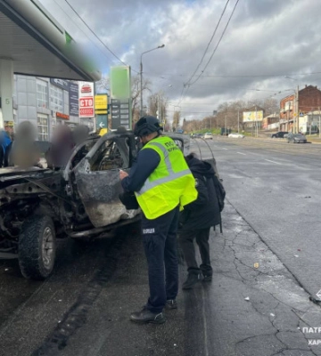 В Харькове произошел взрыв на АЗС