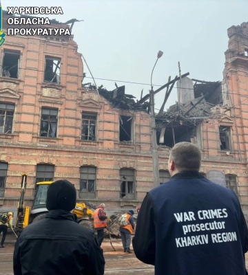 В Харькове &quot;шахед&quot; этой ночью попал в здание колледжа, которому более 100 лет
