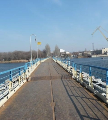 У Миколаєві пішохідний міст відновлюватимуть вже після війни