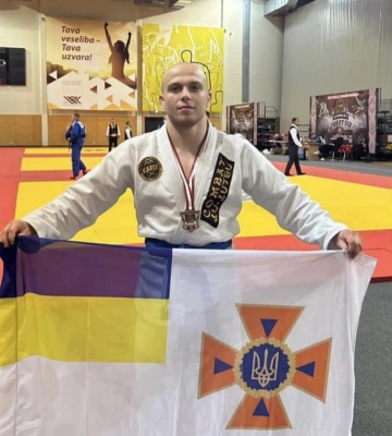 Рятувальник з Рівненщини посів призове місце на Чемпіонаті світу з бойового джиу-джитсу