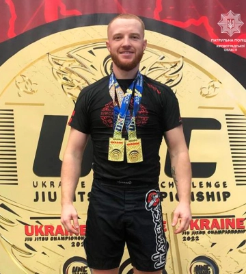 Кропивницький патрульний виборов два призових місця у чемпіонаті з джиу-джитсу