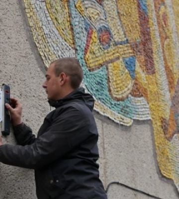 У Львові цінні мозаїки позначать емблемою культурної спадщини «Блакитний щит»