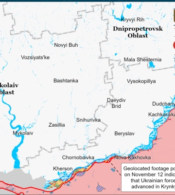 То чи буде відхід РФ з Лівого берега Херсонщини: оцінка ISW щодо інформкампанії Москви