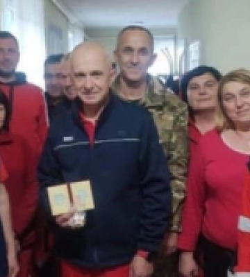 Фельдшера з Сарн відзначили «Знаком пошани» Міністра оборони України