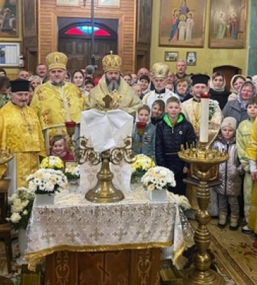 Митрополит Михаїл вперше відвідав парафію у волинському селі