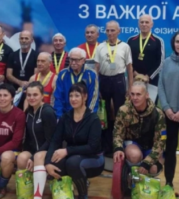 Збірна важкоатлетів Львівщини перемогла на чемпіонаті України серед ветеранів