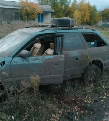 В Барвенково на мине подорвался автомобиль