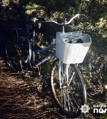 На Житомирщині поліція розшукала водія, який збив велосипедиста та поїхав далі (ФОТО)